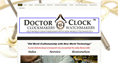 Desktop Screenshot of doctorclock.com